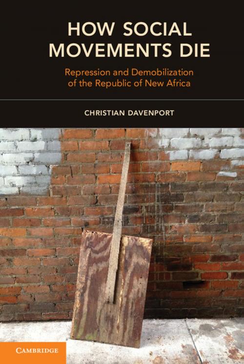 Cover of the book How Social Movements Die by Christian Davenport, Cambridge University Press