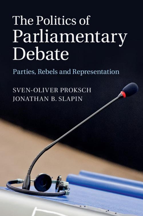 Cover of the book The Politics of Parliamentary Debate by Sven-Oliver Proksch, Jonathan B. Slapin, Cambridge University Press