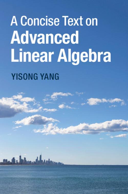 Cover of the book A Concise Text on Advanced Linear Algebra by Yisong Yang, Cambridge University Press