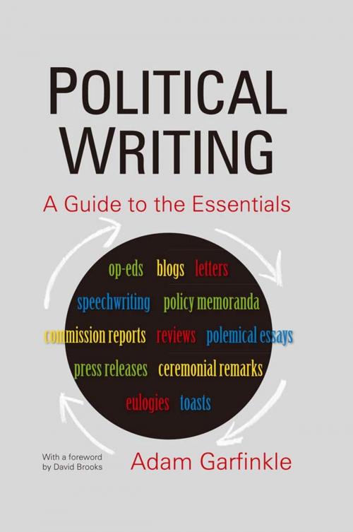 Cover of the book Political Writing: A Guide to the Essentials by Adam Garfinkle, David Brooks, Taylor and Francis