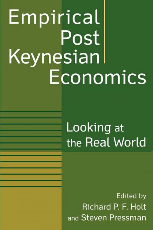 Cover of the book Empirical Post Keynesian Economics by Richard P F Holt, Steven Pressman, Taylor and Francis