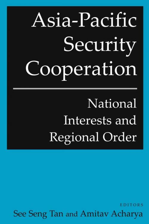 Cover of the book Asia-Pacific Security Cooperation: National Interests and Regional Order by See Seng Tan, Taylor and Francis