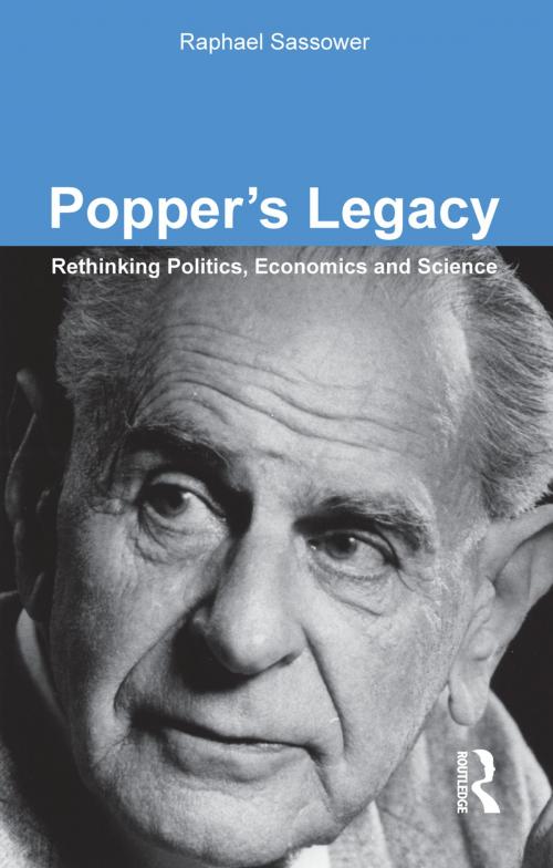 Cover of the book Popper's Legacy by Raphael Sassower, Taylor and Francis