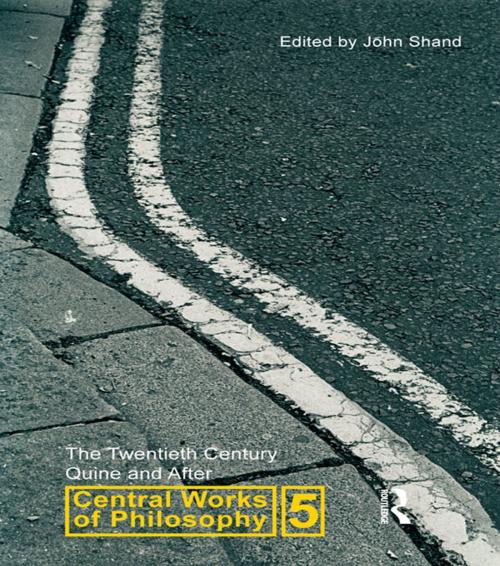 Cover of the book Central Works of Philosophy v5 by John Shand, Taylor and Francis