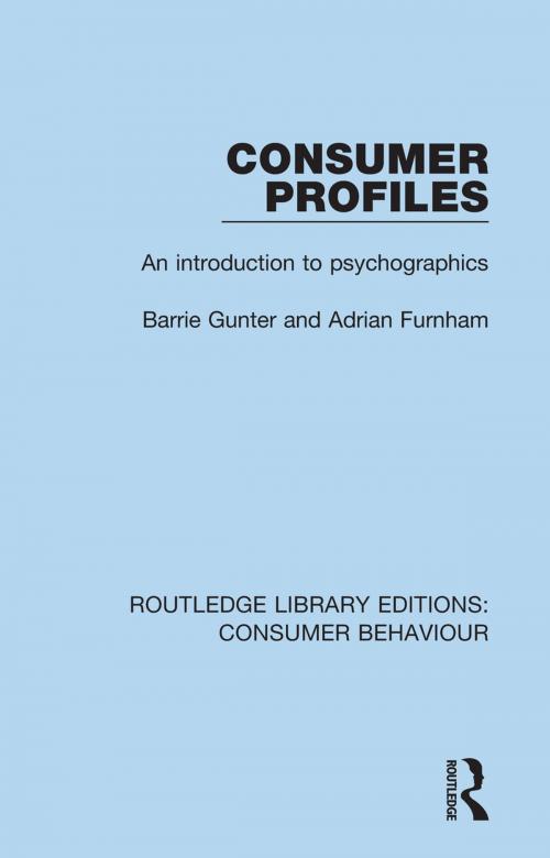 Cover of the book Consumer Profiles (RLE Consumer Behaviour) by Barrie Gunter, Adrian Furnham, Taylor and Francis