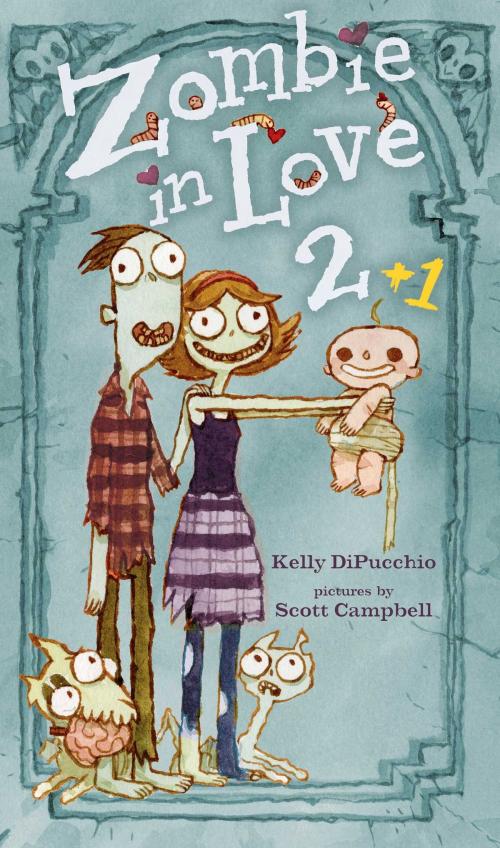 Cover of the book Zombie in Love 2 + 1 by Kelly DiPucchio, Atheneum Books for Young Readers