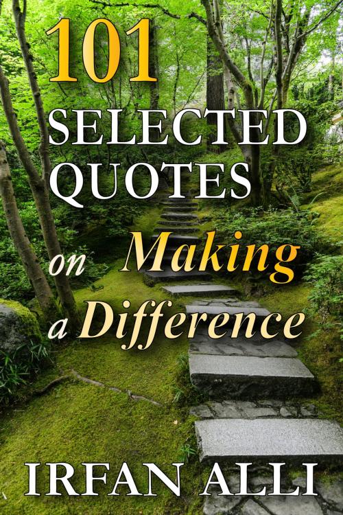 Cover of the book 101 Selected Quotes on Making a Difference by Irfan Alli, eBookIt.com
