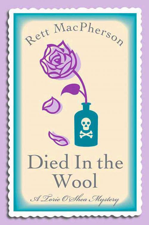 Cover of the book Died in the Wool by Rett MacPherson, St. Martin's Press
