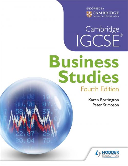Cover of the book Cambridge IGCSE Business Studies 4th edition by Karen Borrington, Peter Stimpson, Hodder Education