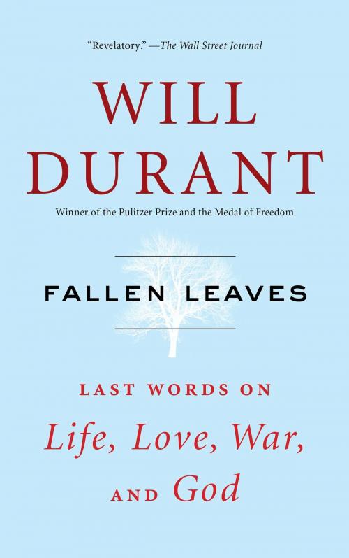 Cover of the book Fallen Leaves by Will Durant, Simon & Schuster