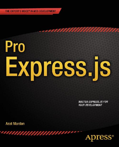 Cover of the book Pro Express.js by Azat Mardan, Apress