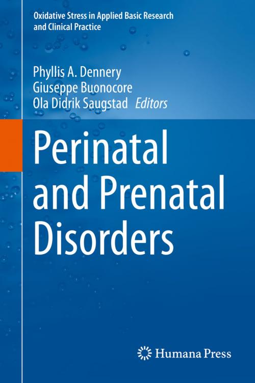 Cover of the book Perinatal and Prenatal Disorders by , Springer New York
