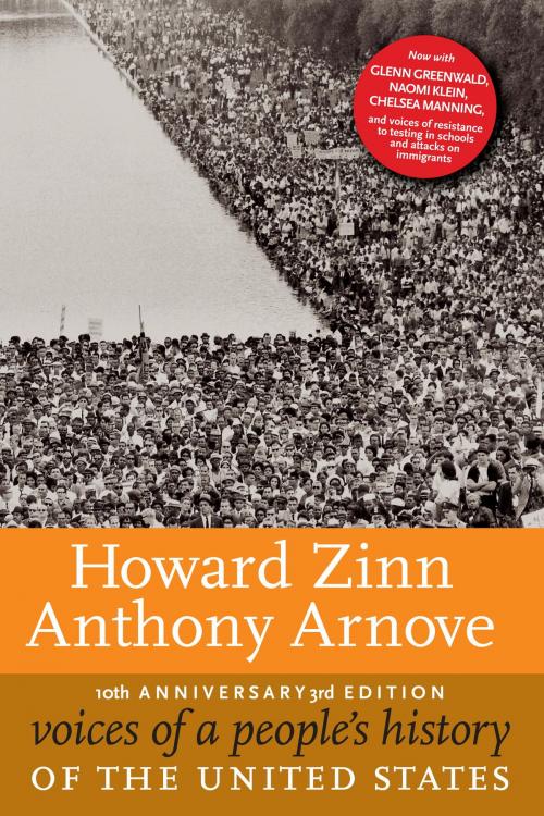 Cover of the book Voices of a People's History of the United States, 10th Anniversary Edition by Howard Zinn, Anthony Arnove, Seven Stories Press