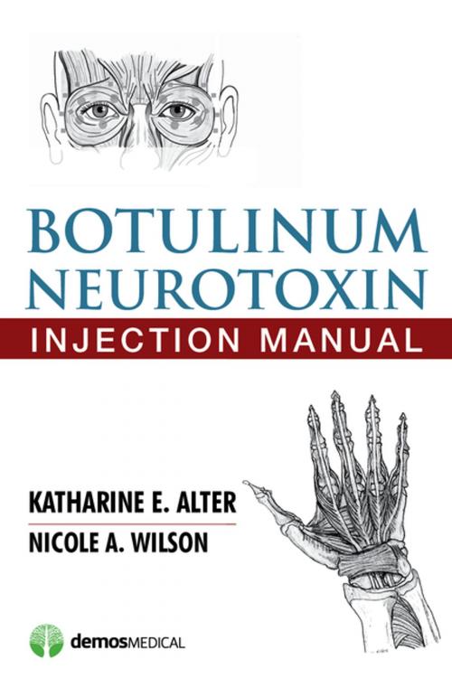 Cover of the book Botulinum Neurotoxin Injection Manual by Katharine E. Alter, MD, Nicole A. Wilson, PhD, MD, Springer Publishing Company