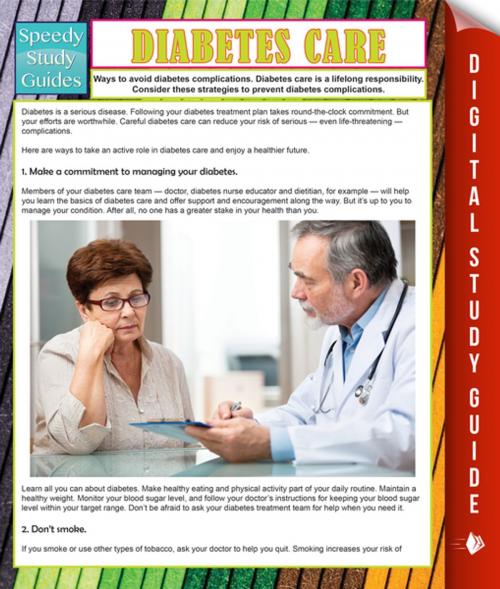 Cover of the book Diabetes Care (Speedy Study Guide) by Speedy Publishing, Speedy Publishing LLC