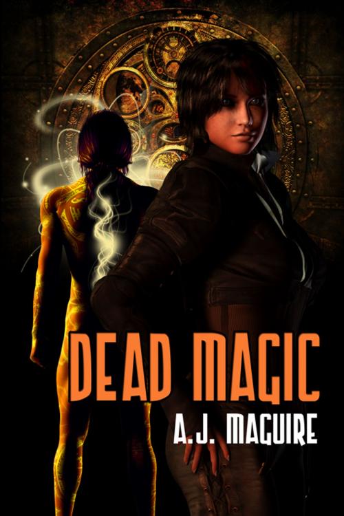 Cover of the book Dead Magic by A.J. Maguire, Double Dragon Publishing