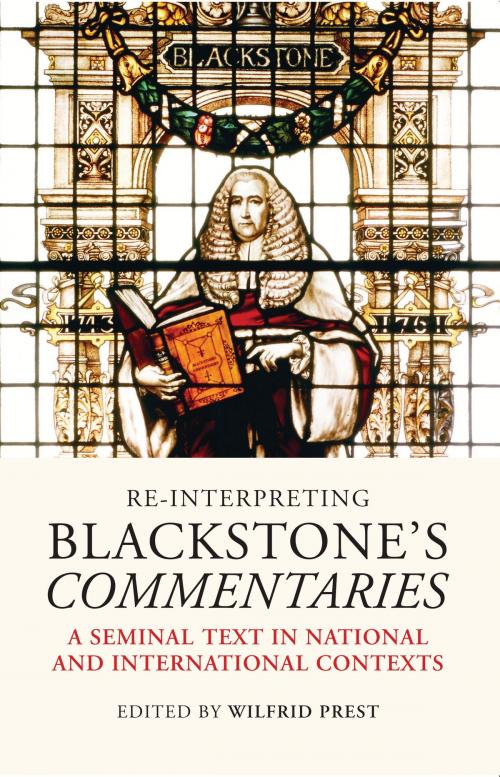 Cover of the book Re-Interpreting Blackstone's Commentaries by , Bloomsbury Publishing