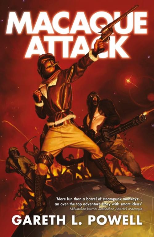 Cover of the book Macaque Attack by Gareth L. Powell, Rebellion Publishing Ltd