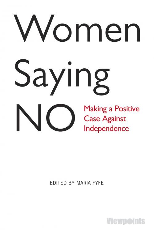 Cover of the book Women Saying No by Maria Fyfe, Luath Press Ltd