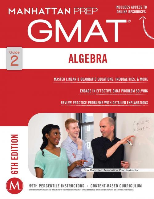Cover of the book GMAT Algebra Strategy Guide by Manhattan Prep, Manhattan Prep Publishing