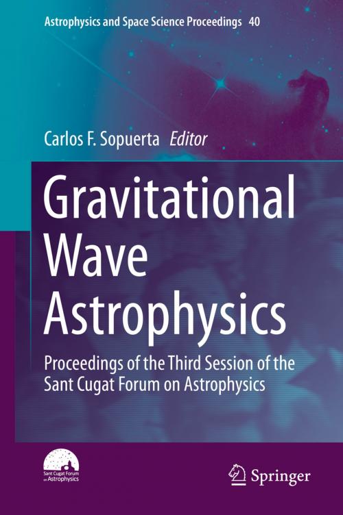 Cover of the book Gravitational Wave Astrophysics by , Springer International Publishing