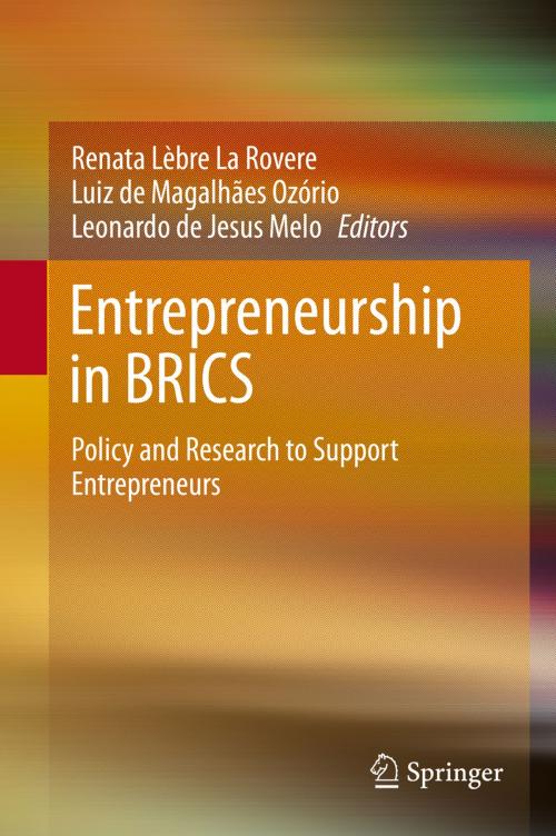 Cover of the book Entrepreneurship in BRICS by , Springer International Publishing