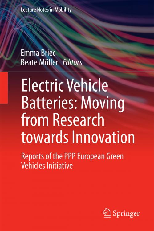 Cover of the book Electric Vehicle Batteries: Moving from Research towards Innovation by , Springer International Publishing