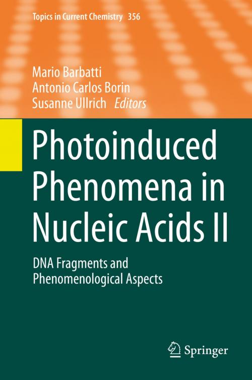 Cover of the book Photoinduced Phenomena in Nucleic Acids II by , Springer International Publishing