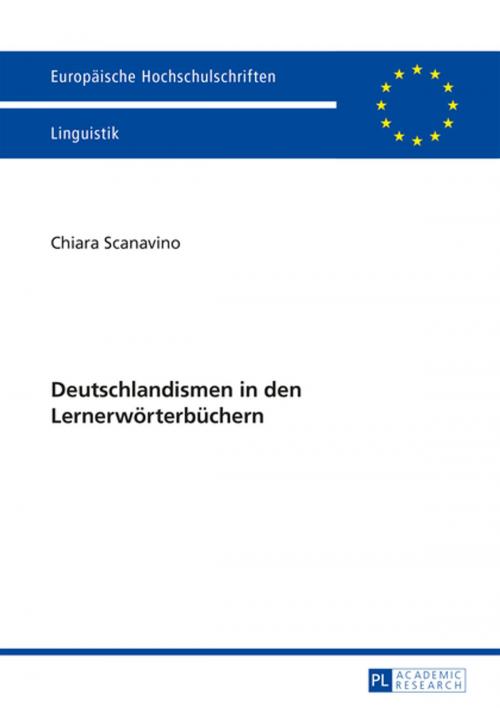 Cover of the book Deutschlandismen in den Lernerwoerterbuechern by Chiara Scanavino, Peter Lang