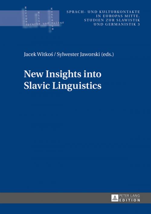 Cover of the book New Insights into Slavic Linguistics by , Peter Lang