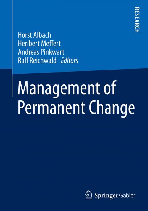 Cover of the book Management of Permanent Change by , Springer Fachmedien Wiesbaden