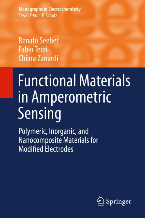 Cover of the book Functional Materials in Amperometric Sensing by Renato Seeber, Fabio Terzi, Chiara Zanardi, Springer Berlin Heidelberg