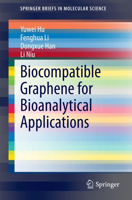 Cover of the book Biocompatible Graphene for Bioanalytical Applications by Yuwei Hu, Fenghua Li, Dongxue Han, Li Niu, Springer Berlin Heidelberg
