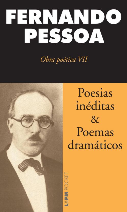 Cover of the book Poesias inéditas e poemas dramáticos by Fernando Pessoa, Jane Tutikian, L&PM Pocket