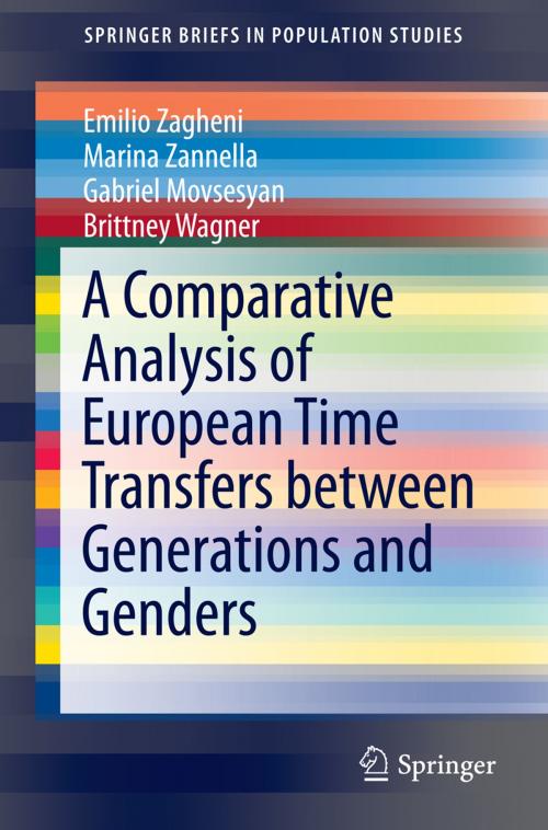 Cover of the book A Comparative Analysis of European Time Transfers between Generations and Genders by Emilio Zagheni, Marina Zannella, Gabriel Movsesyan, Brittney Wagner, Springer Netherlands