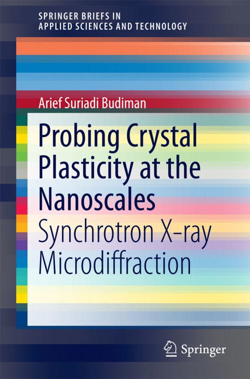 Cover of the book Probing Crystal Plasticity at the Nanoscales by Arief Suriadi Budiman, Springer Singapore