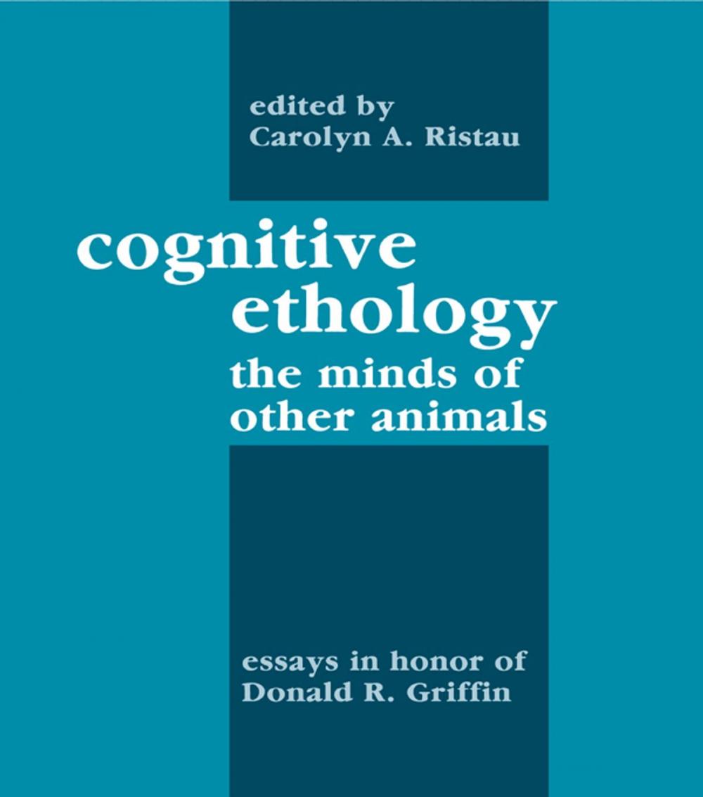 Big bigCover of Cognitive Ethology