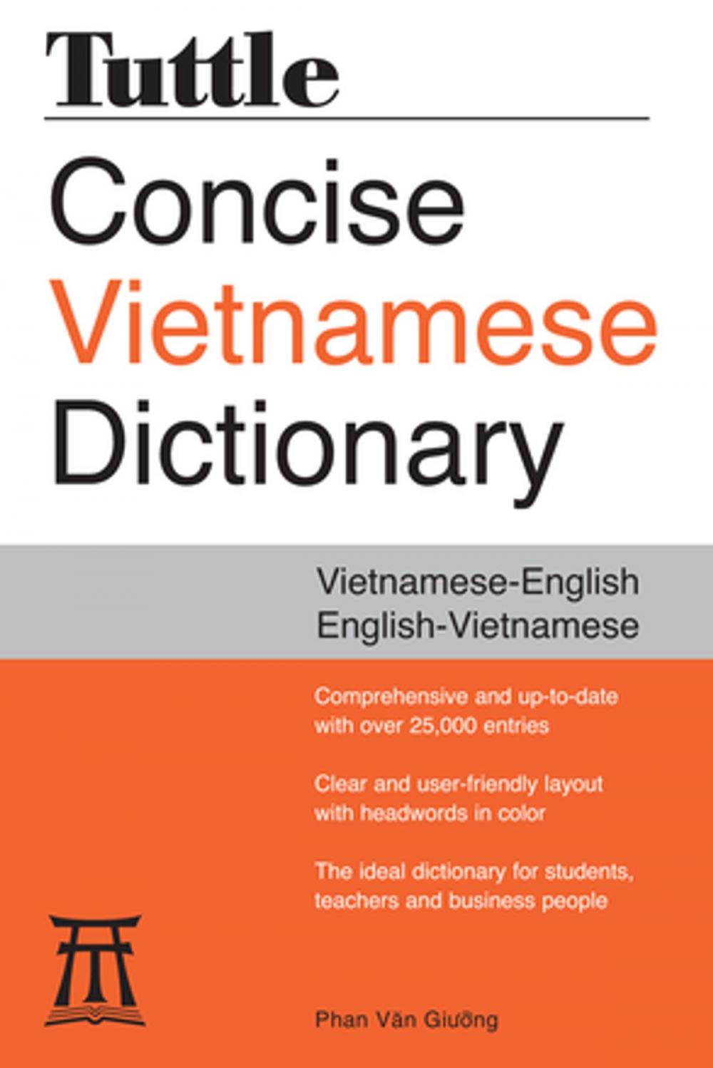 Big bigCover of Tuttle Concise Vietnamese Dictionary