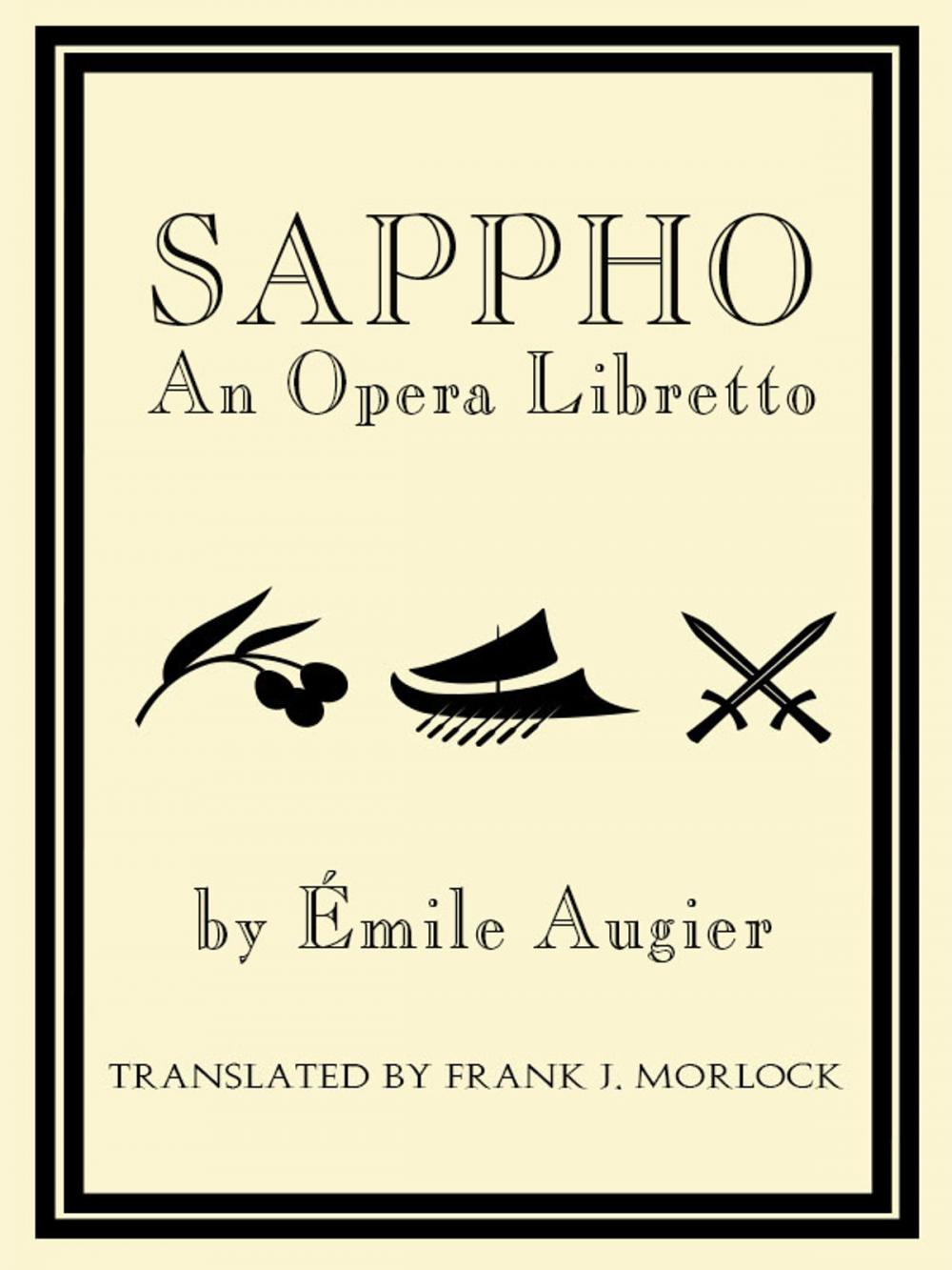 Big bigCover of Sappho: An Opera Libretto