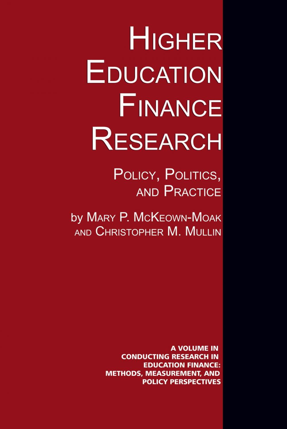 Big bigCover of Higher Education Finance Research