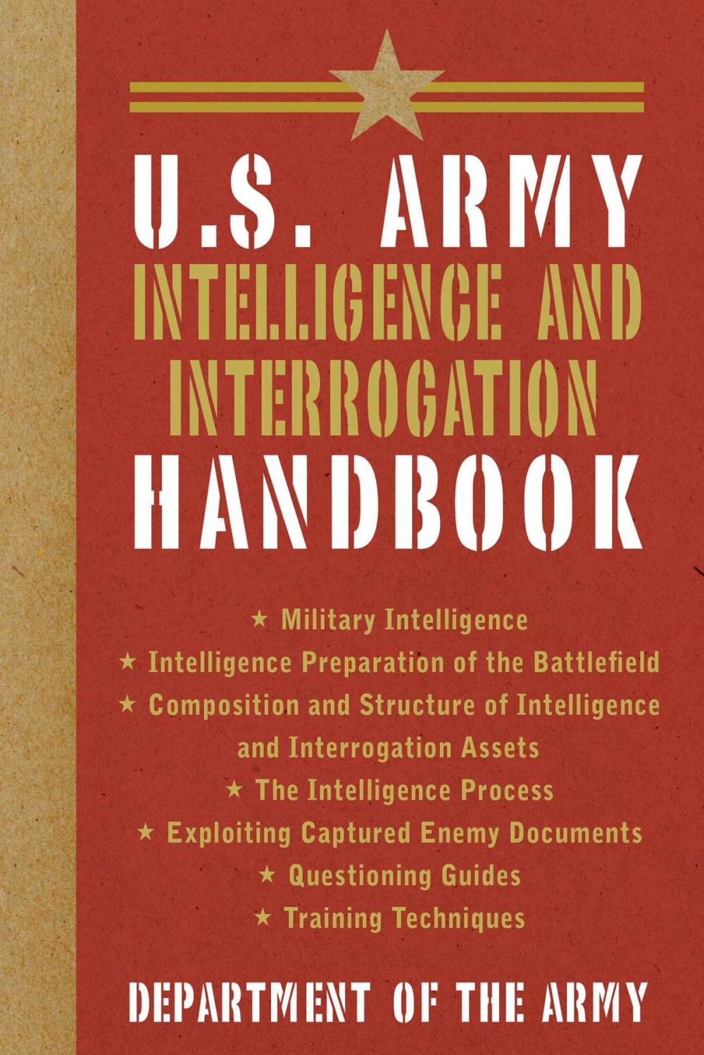 Big bigCover of U.S. Army Intelligence and Interrogation Handbook