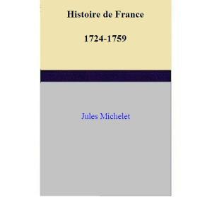Book cover of Histoire de France 1724-1759