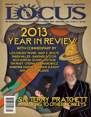 Book cover of Locus Magazine, Issue 637, February 2014
