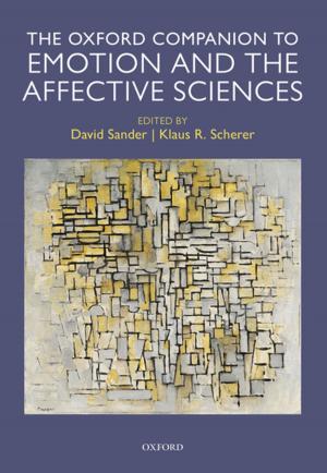Cover of the book Oxford Companion to Emotion and the Affective Sciences by John Kemm