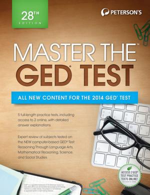 Cover of the book Master the GED Test, 28th Edition by Peterson's, Mark Alan Stewart