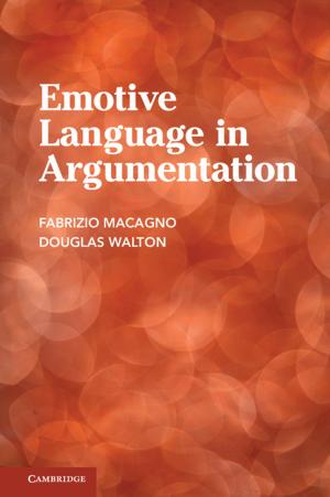 Cover of the book Emotive Language in Argumentation by Professor Dorit Geva