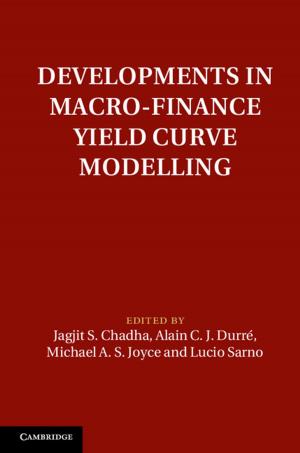 Cover of the book Developments in Macro-Finance Yield Curve Modelling by Mehran Kardar