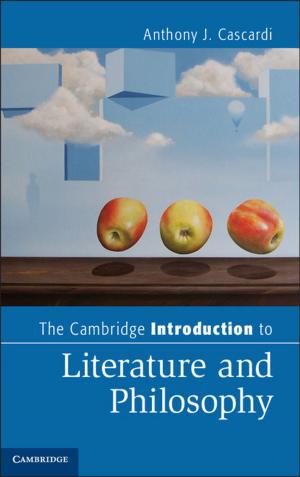 Cover of the book The Cambridge Introduction to Literature and Philosophy by Tina Miller