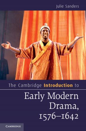 Book cover of The Cambridge Introduction to Early Modern Drama, 1576–1642