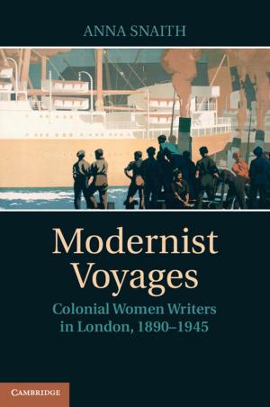 Cover of the book Modernist Voyages by Christian Laes, Johan Strubbe